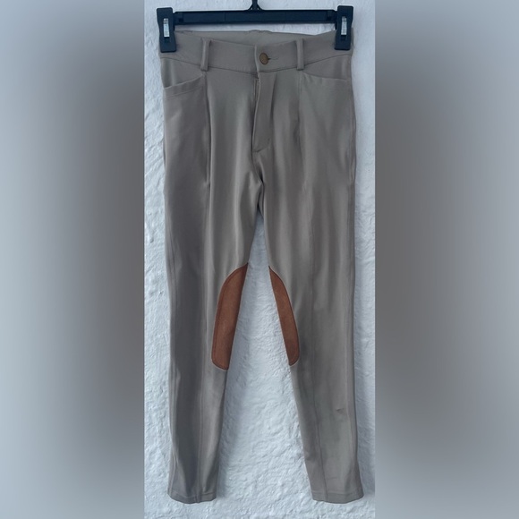 Beroy Other - Beroy Equestrian tailored sportsman girls riding pants Beige Youth; size 10 M